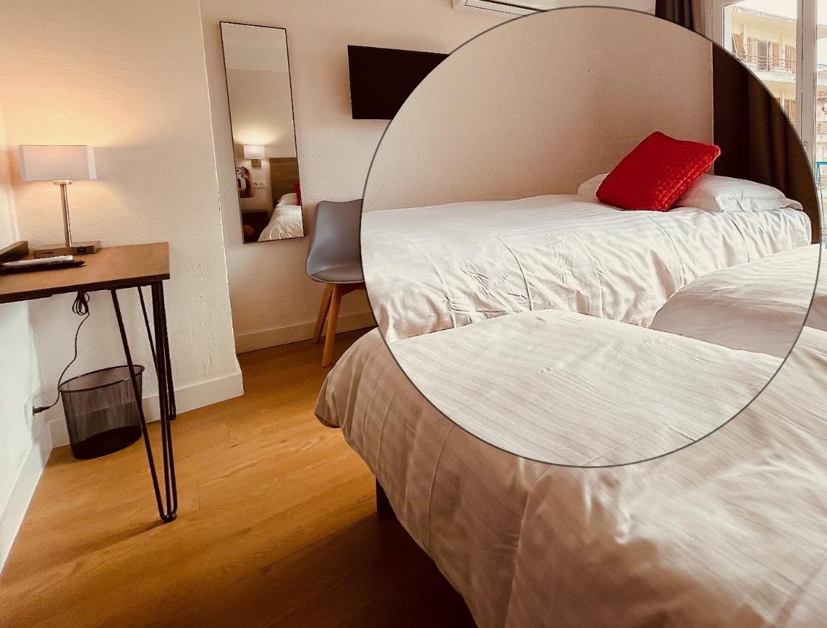 Hotel Courbet Juan-les-Pins Esterno foto