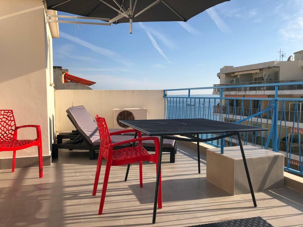 Hotel Courbet Juan-les-Pins Esterno foto